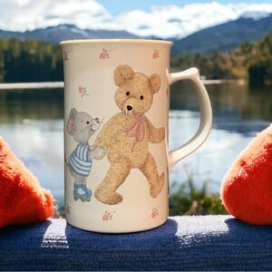 Vintage Mikasa Teddy Bear Ceramic Tea Coffee Mug